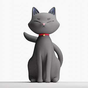 3D model Black Cat