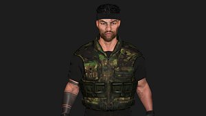 AAA 3D REALISTIC MALE CHARACTER - SURVIVAL APOCALYPSE OUTFIT model
