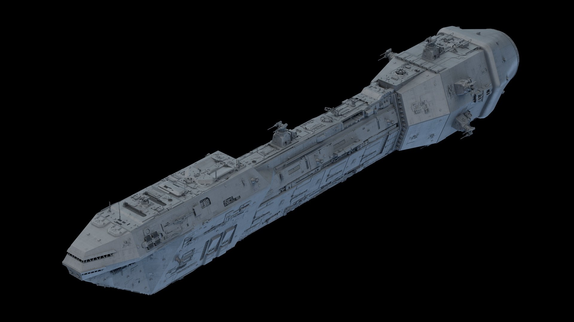 Lancer Spaceship 3D Model - TurboSquid 1477315