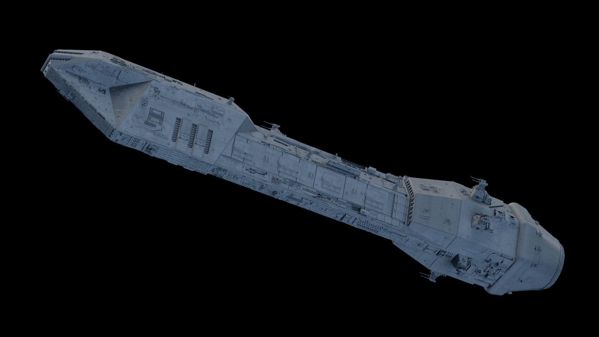 Lancer Spaceship 3D Model - TurboSquid 1477315