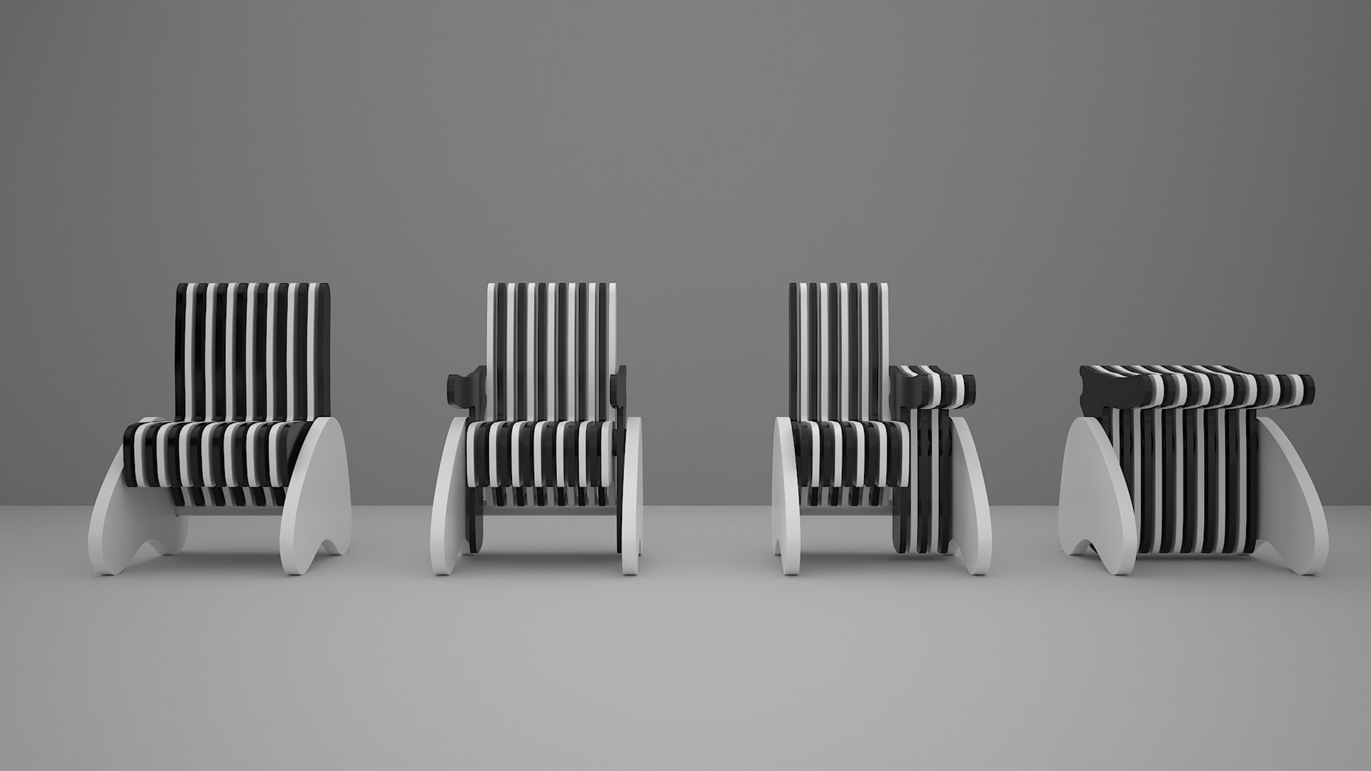 3D Rotating Chair With Multifunction model TurboSquid 2095633