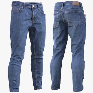 3D Man and Woman in Jeans 73