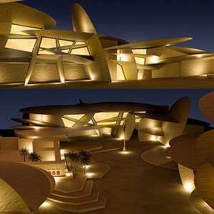 National Museum of Qatar 3D Model