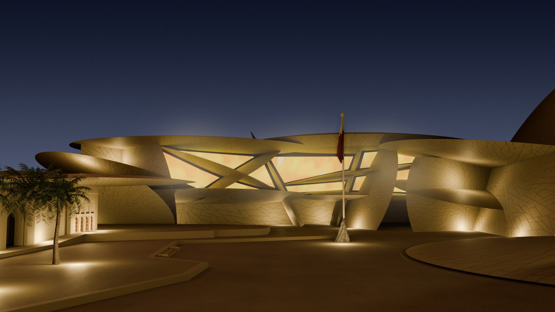 3D National Museum of Qatar 3D Model model https://p.turbosquid.com/ts-thumb/S8/bOXEjc/vl/02/jpg/1763127018/1920x1080/fit_q87/39625b5ec72171a9635abc3415399ac84200a8b2/02.jpg