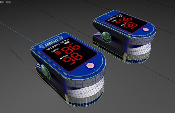 Pulse oximeter 3D model - TurboSquid 1668242