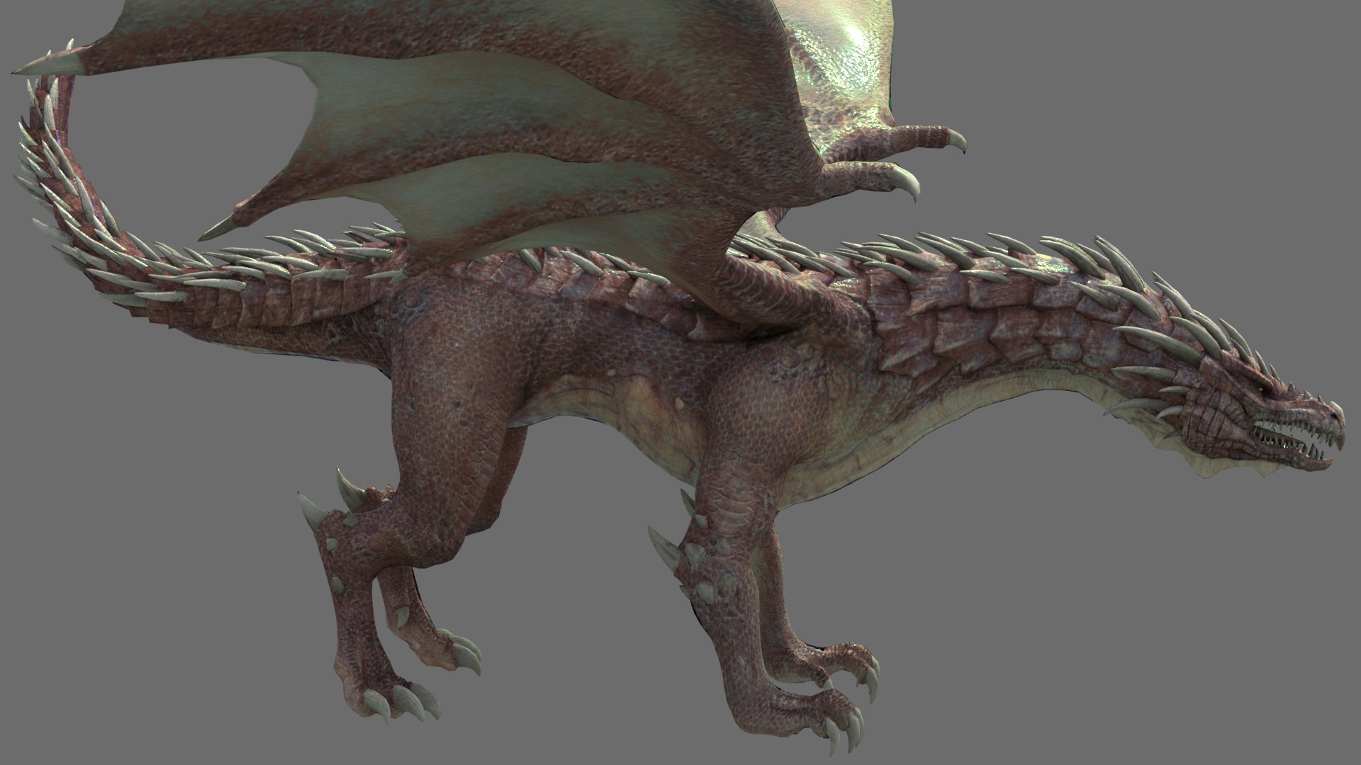 Dragon Rigged 3D model - TurboSquid 2088893