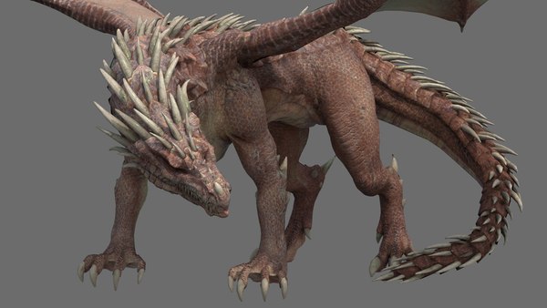 modelo 3d Dragon Rigged - TurboSquid 2088893