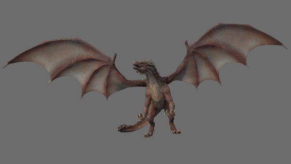 modelo 3d Dragon Rigged - TurboSquid 2088893