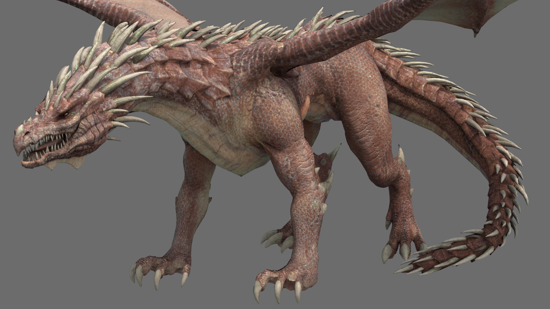 Dragon Rigged 3D model - TurboSquid 2088893