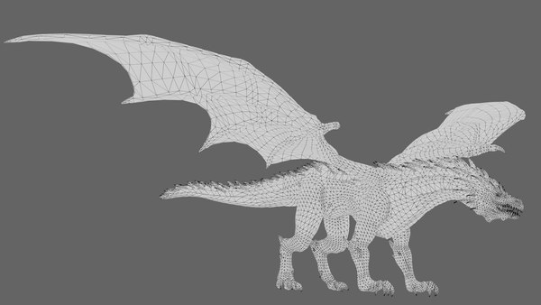 modelo 3d Dragon Rigged - TurboSquid 2088893