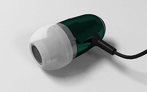 3d model tdk earphones