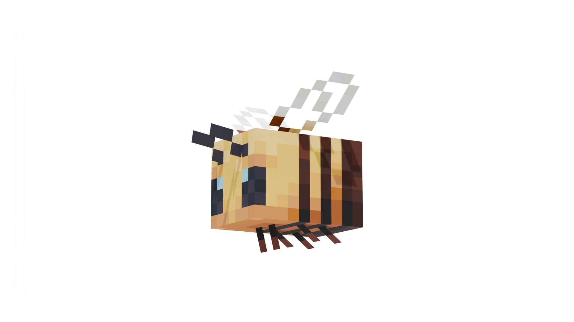 3D Bee - Minecraft - TurboSquid 2514115