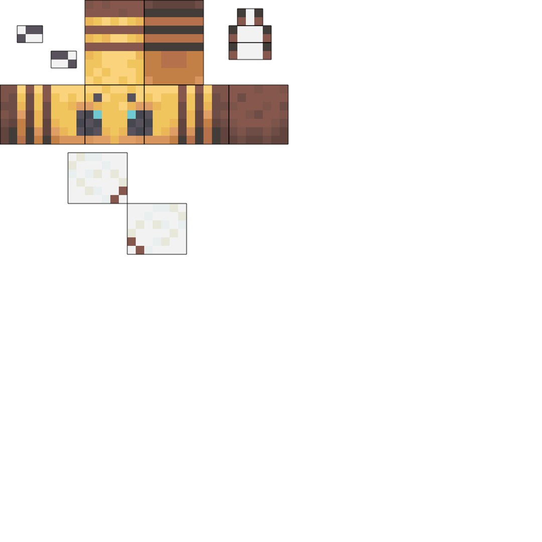 3D Bee - Minecraft - TurboSquid 2514115