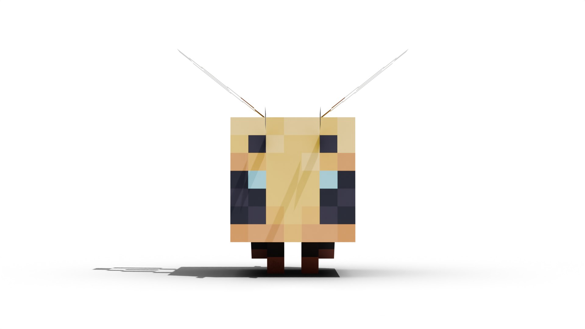3D Bee - Minecraft - TurboSquid 2514115