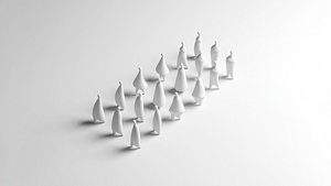 3D model SET PEOPLE-PERSONAS LOWPOLY ESTILIZADO MO1-MO2-MO3