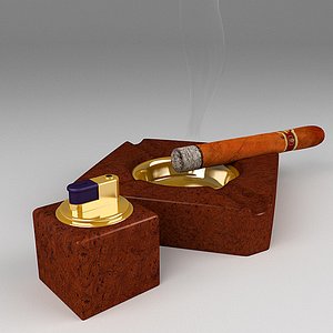 3dsmax cigars lighter