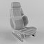 RECARO Orthoped Leather black Seat 3D model