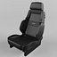 RECARO Orthoped Leather black Seat 3D model