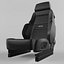 RECARO Orthoped Leather black Seat 3D model