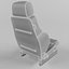 RECARO Orthoped Leather black Seat 3D model