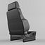 RECARO Orthoped Leather black Seat 3D model
