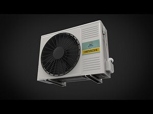3d air conditioner model