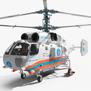 Kamov KA32 Russia EMERCOM Helicopter Simplified Interior