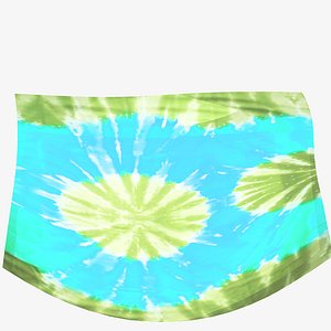 3D Beach Cover Up Sarong model