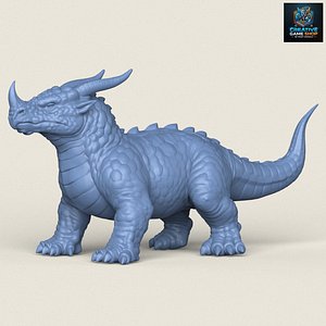 3D model Monster Dinosaur Lizard Print Ready 3D Model