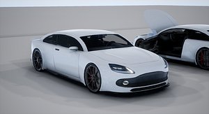 3D car size coupe 2
