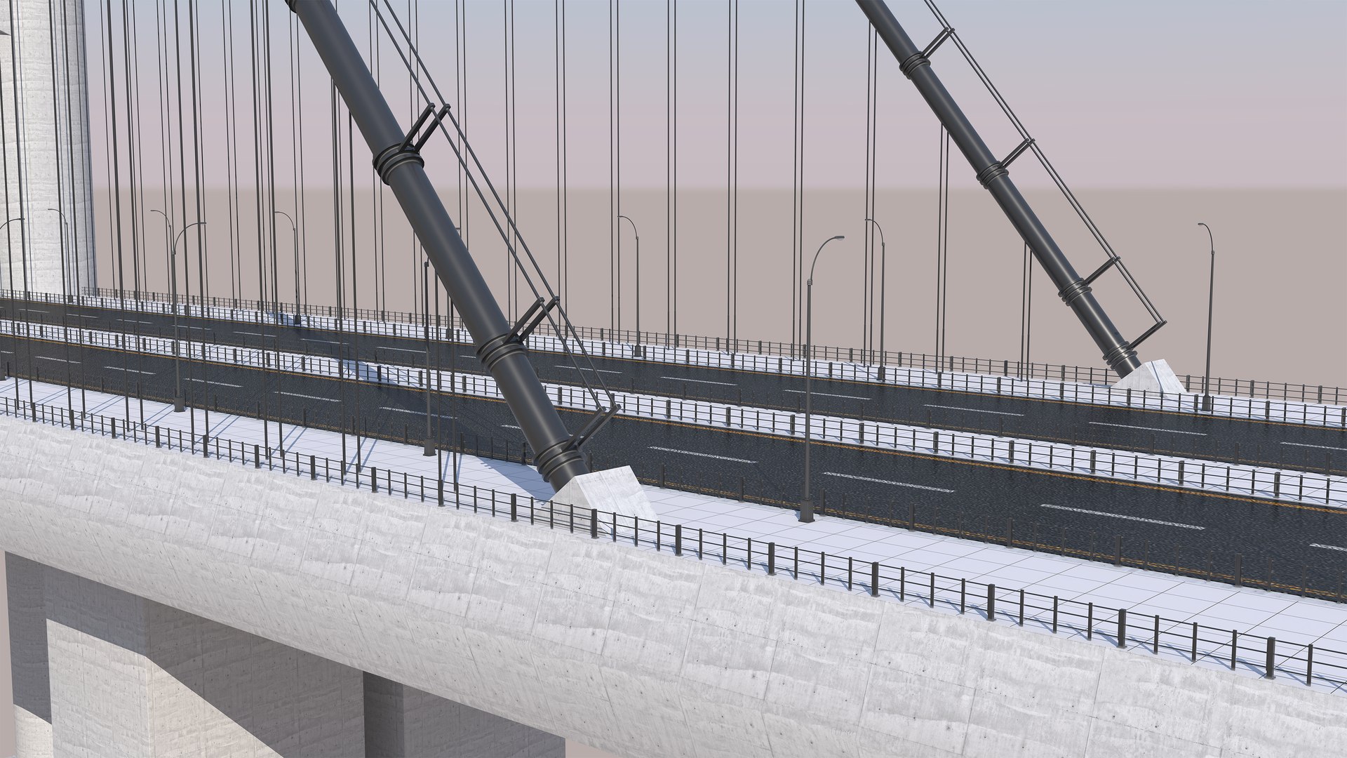 Suspension Bridges Collection 3D Model - TurboSquid 2286237