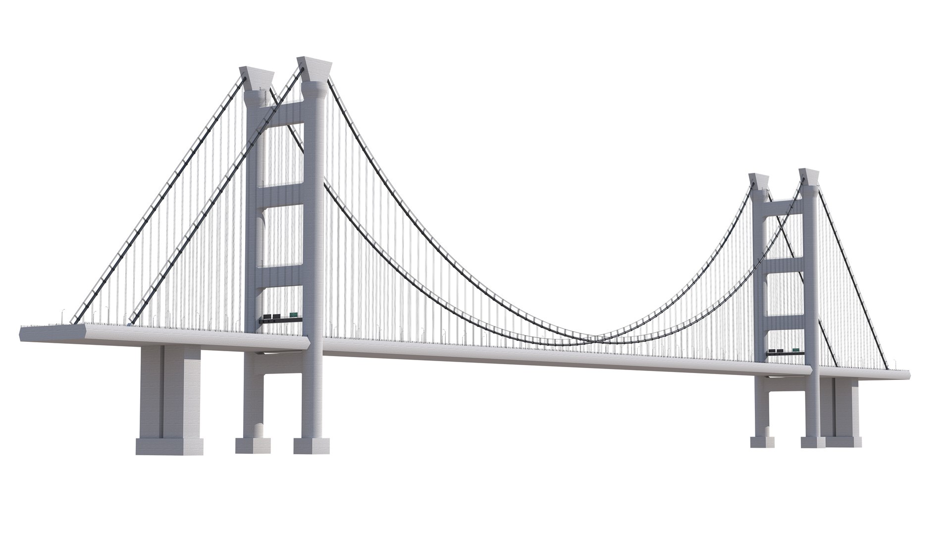 Suspension Bridges Collection 3D Model - TurboSquid 2286237