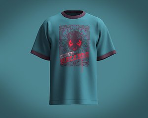 3D model T Shirt-Clown