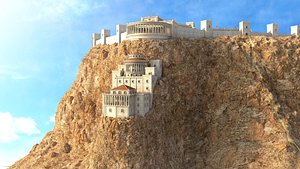 3D Masada Herod s palace  Israel