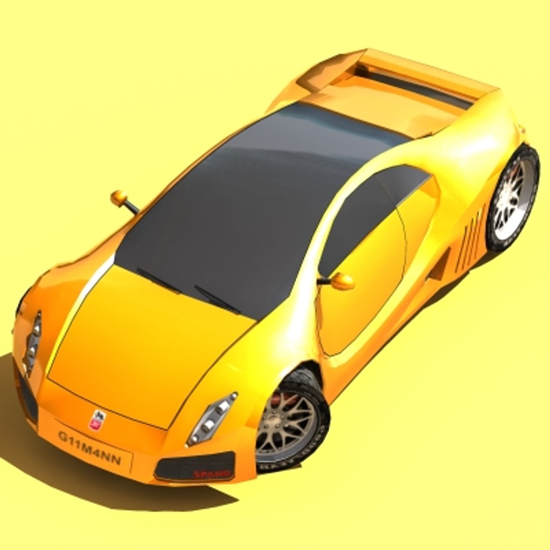 free car sport 3d model