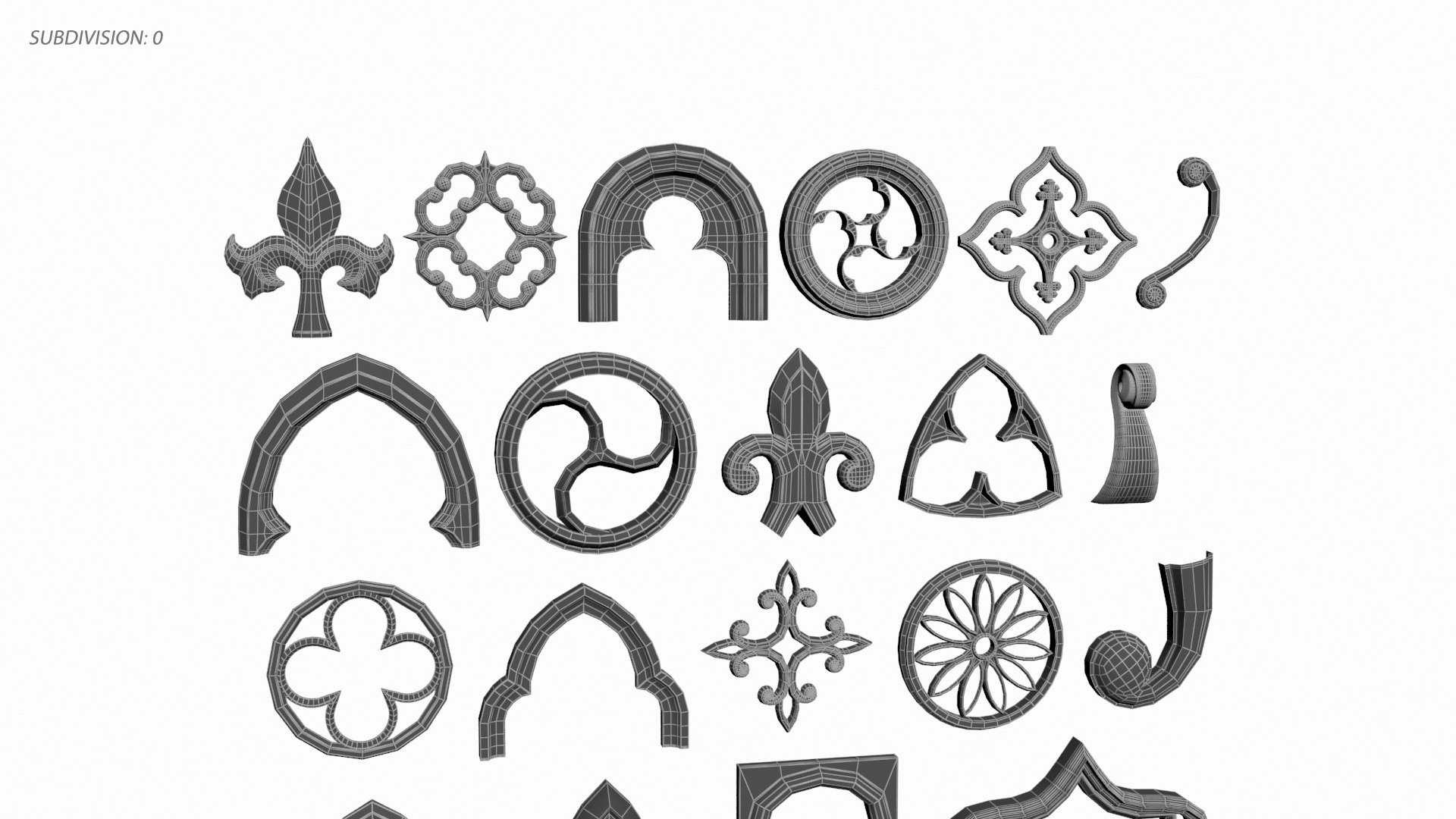3D Gothic Architecture 3D Shape Pack https://p.turbosquid.com/ts-thumb/S9/7nuzXZ/DV/1/jpg/1746707909/1920x1080/fit_q87/8c884a902cca89d9a5df9ccd94536d75f401f3e3/1.jpg