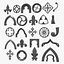 Pack de formes 3D d'architecture gothique