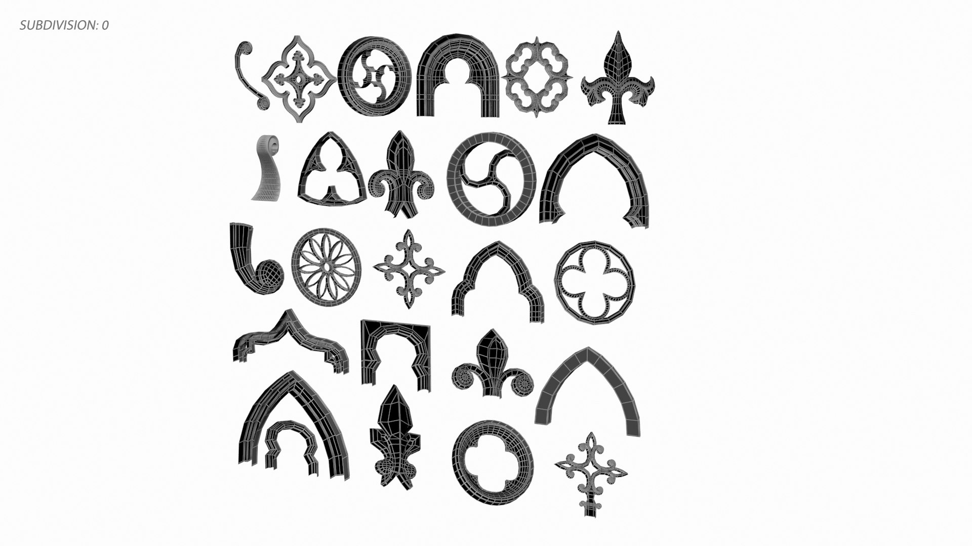 3D Gothic Architecture 3D Shape Pack https://p.turbosquid.com/ts-thumb/S9/7nuzXZ/oc/4/jpg/1746707910/1920x1080/fit_q87/ebb880f4103da981780de633398c8ba2063362be/4.jpg