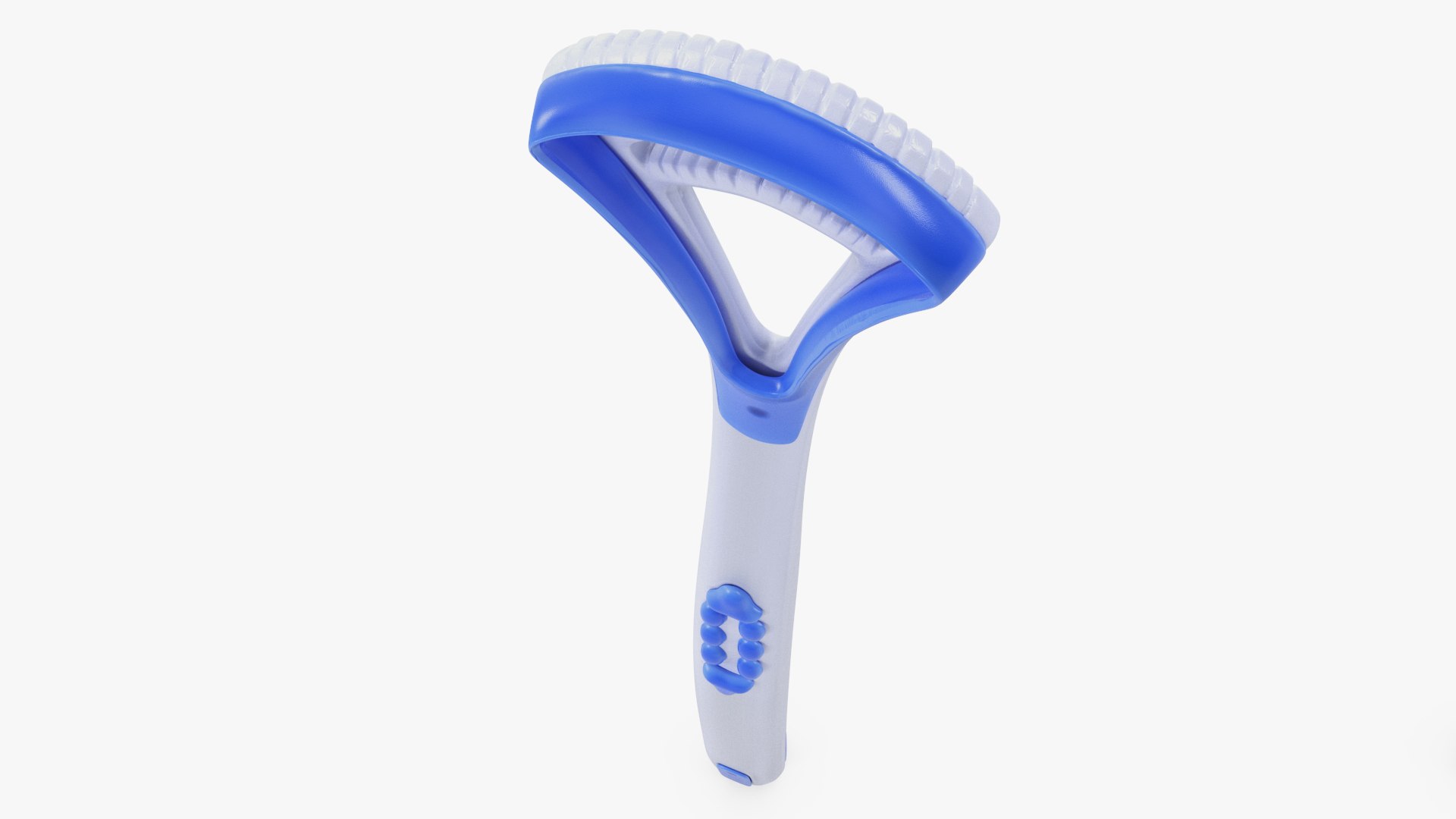 Tongue Scraper Blue 3D model preview