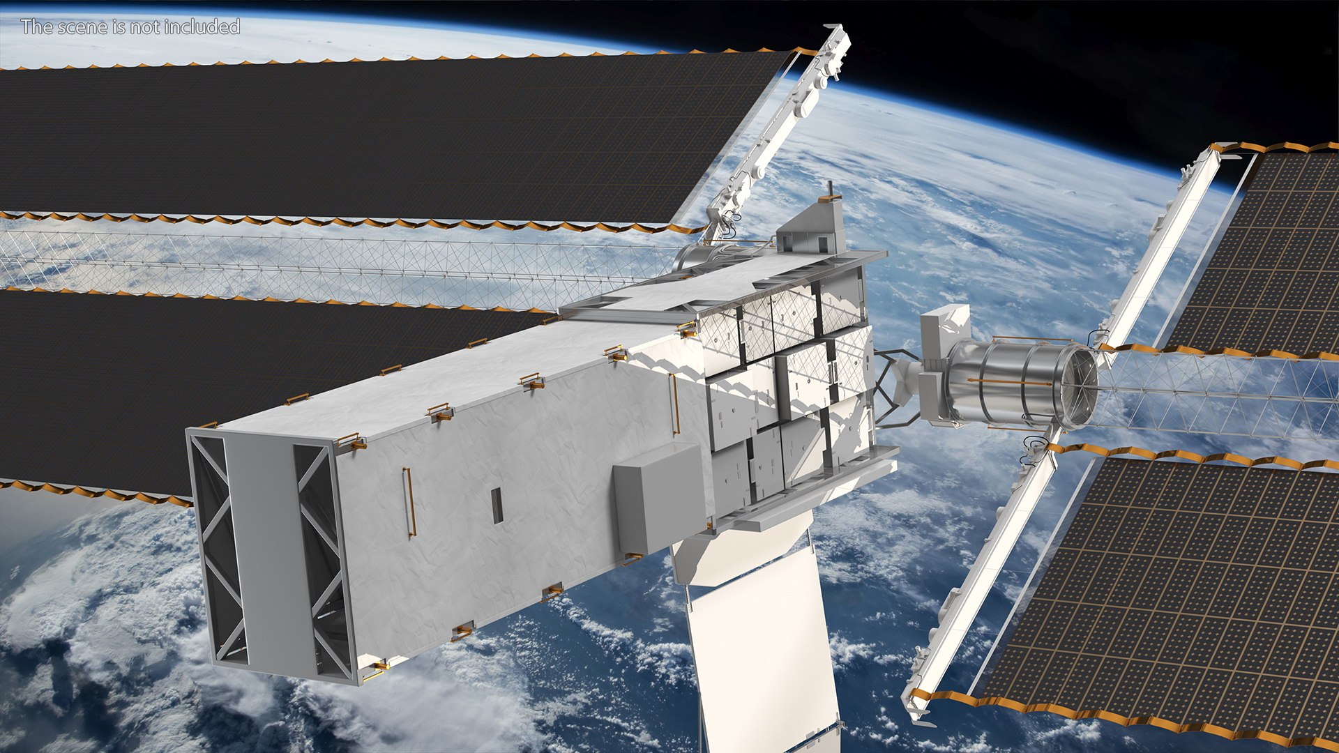 3D ISS Solar Panel Module - TurboSquid 1852941