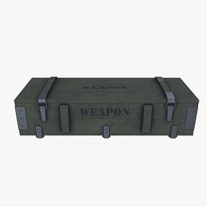 3D Weapon Crate model