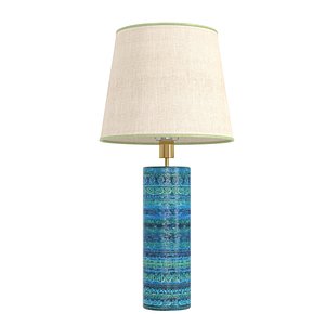 3D Aldo Londi Rimini Blue Table Lamp