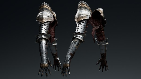 女性騎士腕鎧セット LowPoly3Dモデル - TurboSquid 2034181