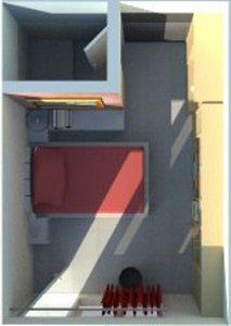 3D studio room model