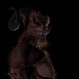 3D model Demon Creature Rigged