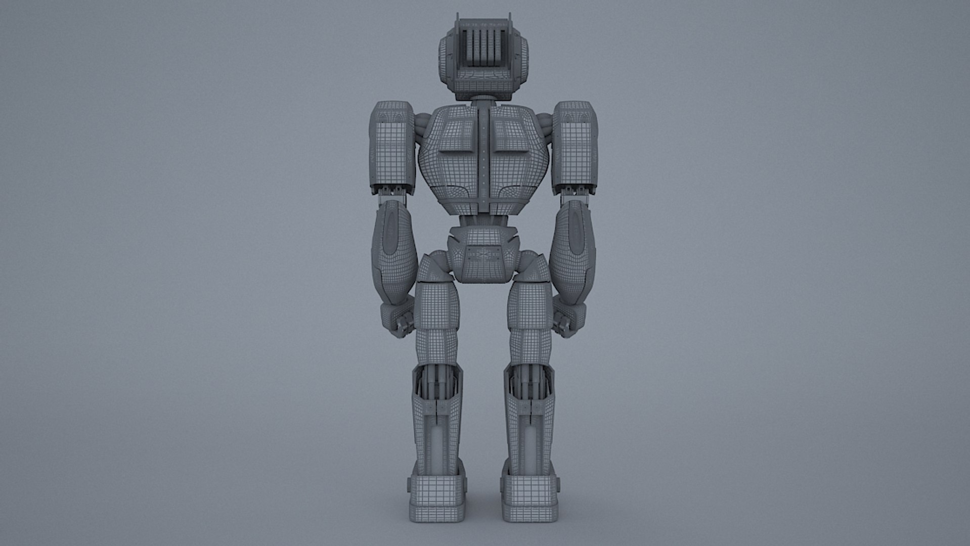 Gun Robot 3D Model - TurboSquid 1539593