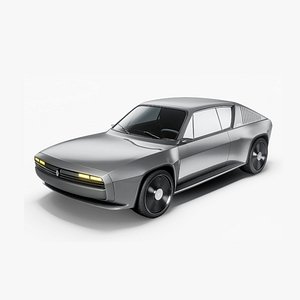2025 Renault R17 Electric Restomod 3D model