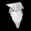Eva Menz glass sculpture chandelier