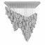 Eva Menz glass sculpture chandelier