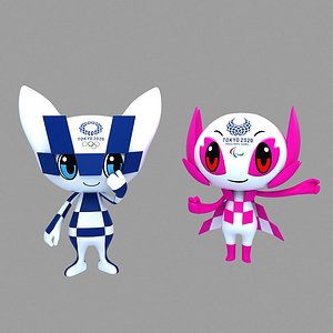 tokyo 2020 games mascot model